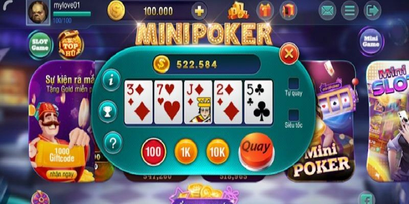 Mẹo chơi Mini Poker để dễ dàng giành chiến thắng